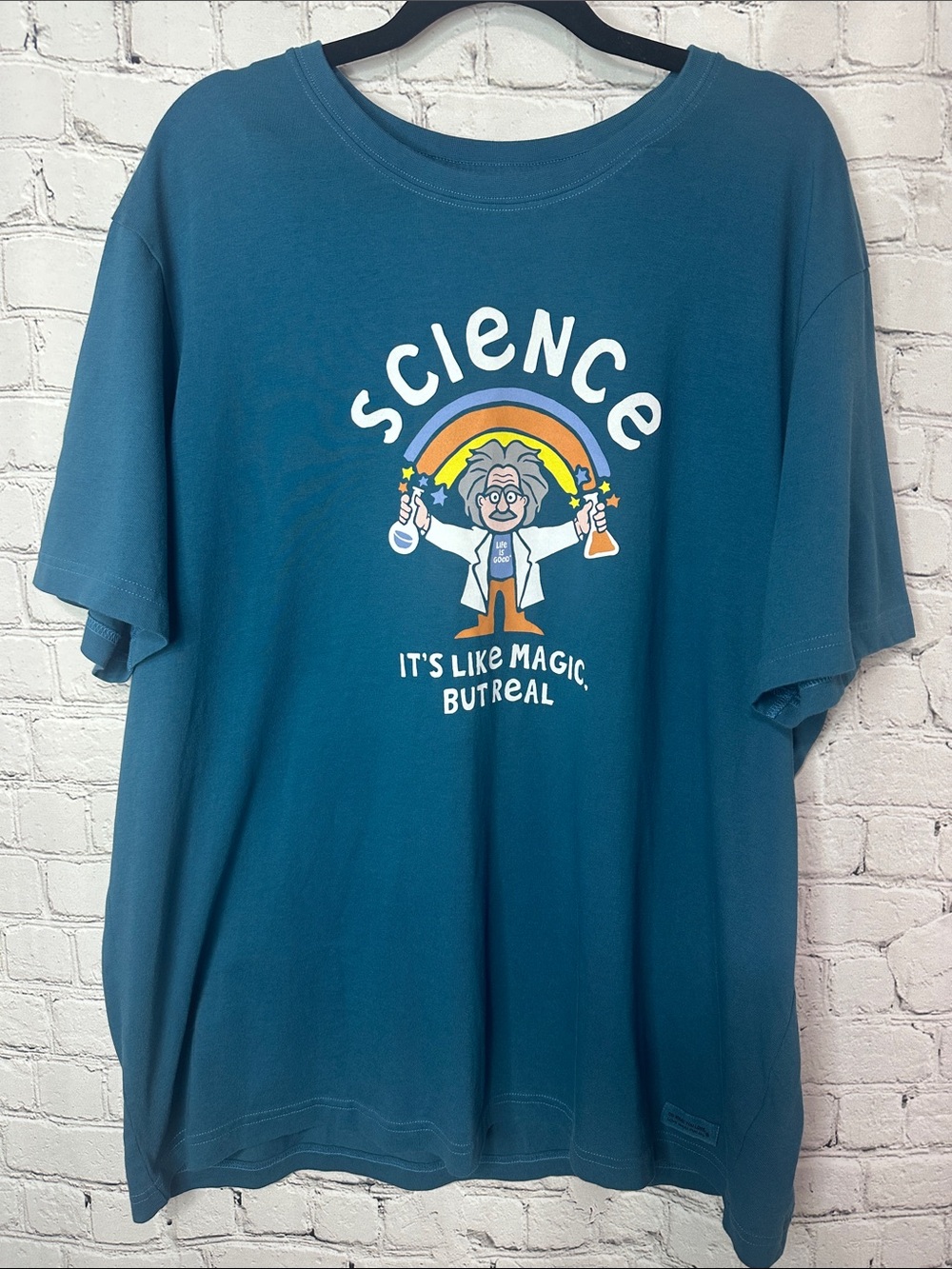 Life Is Good Science Short Sleeve Crusher Tee Size Men’s XL